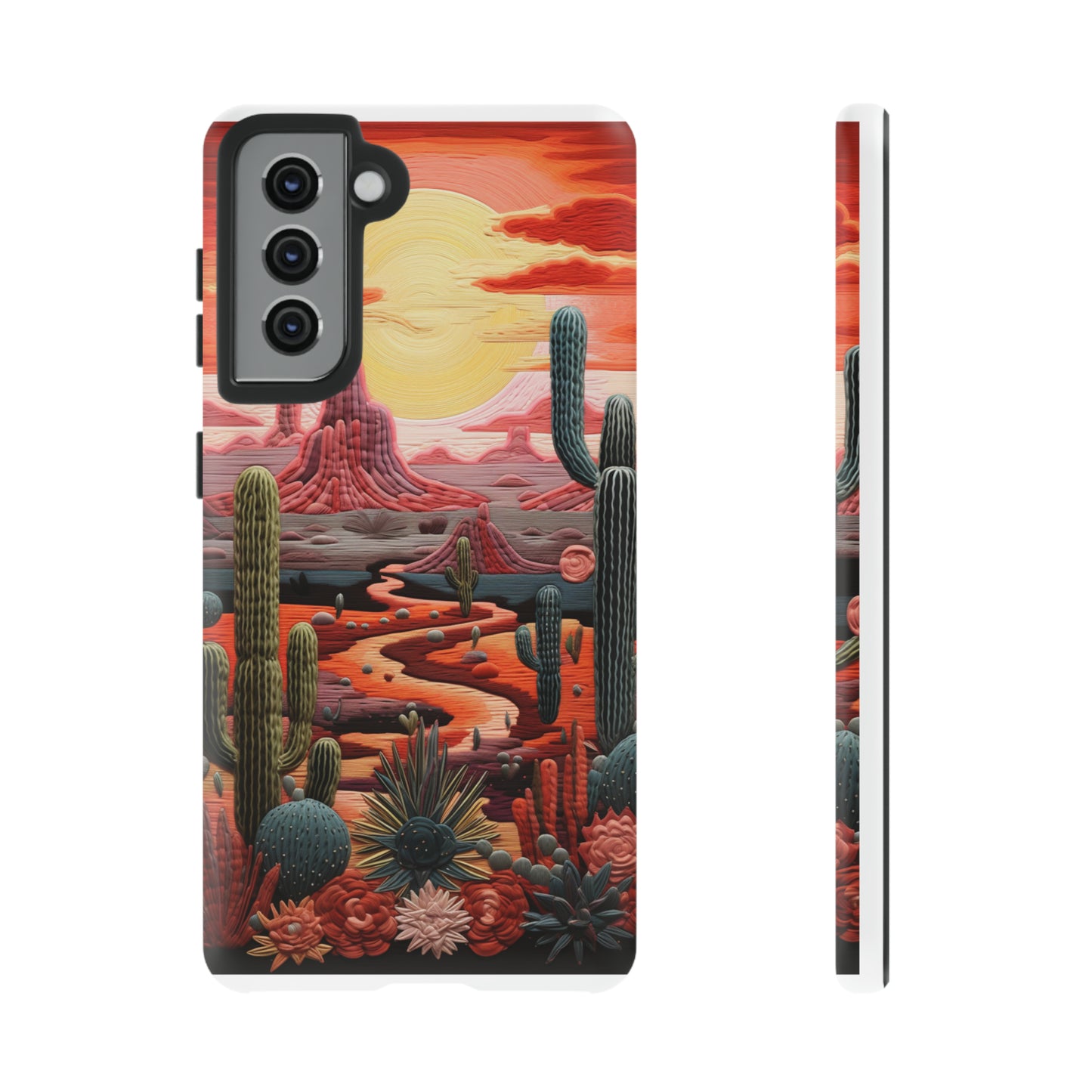 Cactus Desert Sunset Phone Case