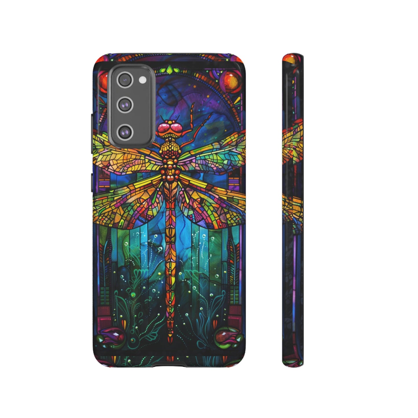 Art Deco Stained Glass Dragonfly Phone Cover