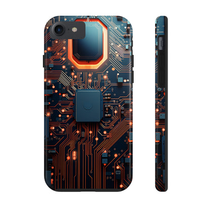 Neon Nexus: Cyberpunk Circuit Board | Futuristic Tech-Inspired iPhone Case