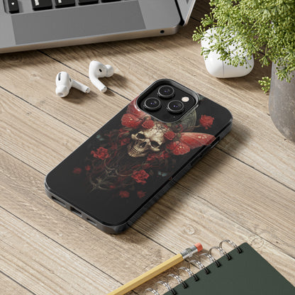 Deadhead Moth Gothic Dark Academia iPhone Case | Embrace Mysterious Elegance