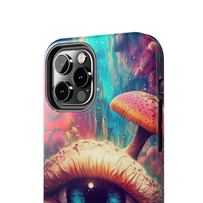 Eye of the Mushroom Psychedelic Art iPhone Case | Embrace the Trippy Enigma