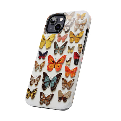 Elegant Embroidery: Delicate Butterfly iPhone Case – Crafted with Precision