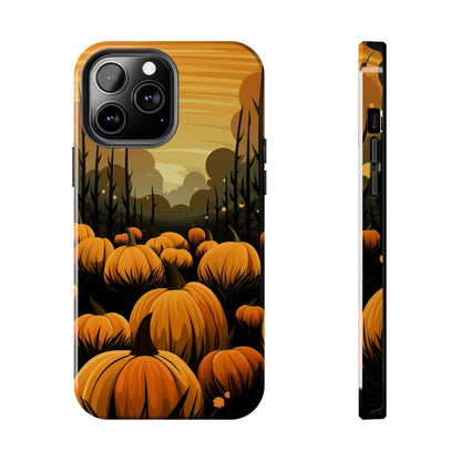 Halloween Fall Pumpkins iPhone Case | Embrace the Spooky Autumn Vibes