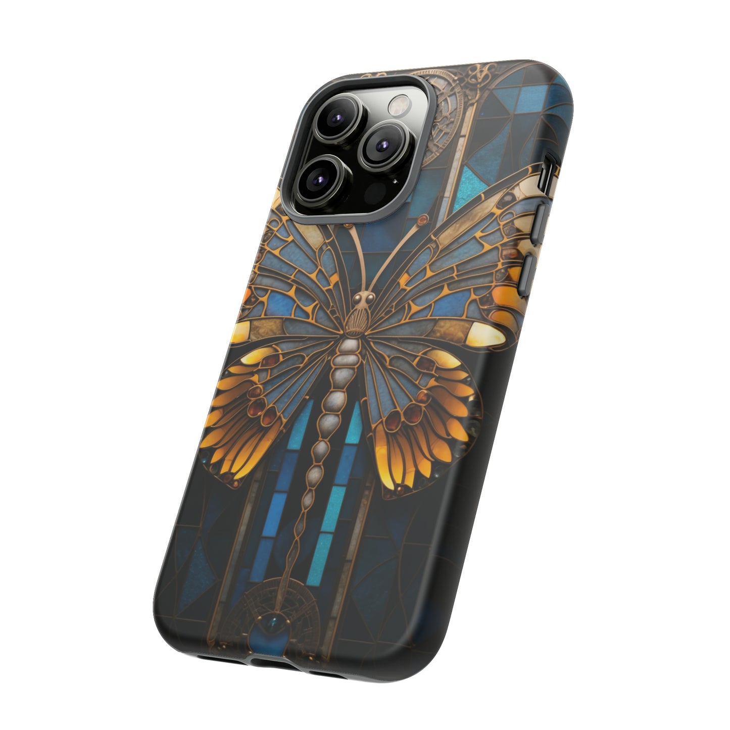 Stained Glass iPhone Butterfly Floral Aesthetic Art Nouveau