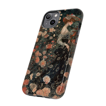 Art Nouveau French Floral Beauty Painting Phone Case