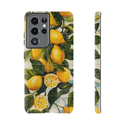 Mediterranean Lemon Italian Tile iPhone 14 Case