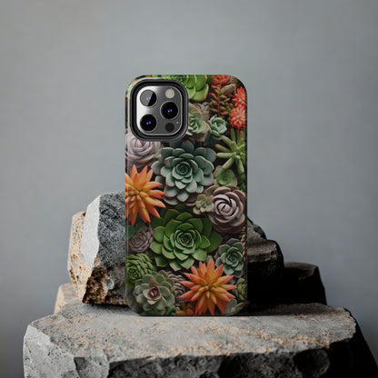 Succulent Desert Cactus Floral iPhone Case | Embrace the Beauty of Arid Elegance