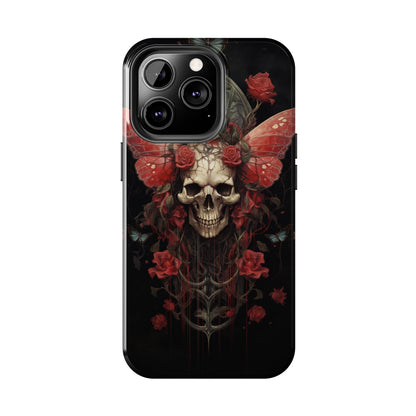 Deadhead Moth Gothic Dark Academia iPhone Case | Embrace Mysterious Elegance