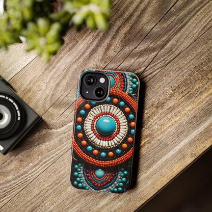 Native American Beadwork iPhone Case | Embrace Traditional Craftsmanship with Artistic Elegance