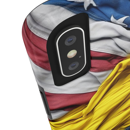 Support Ukraine Flag Phone Case | Show Your Ukrainian USA Patriotic Spirit with a Tough iPhone Case