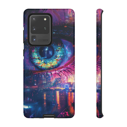 Eye of the Beholder Cyberpunk Art Phone Case