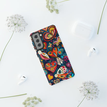 Bright Colorful Mexican Style Mural Painting Phone Case