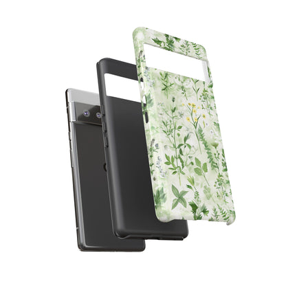 Floral Sage Green Wildflower Phone Case