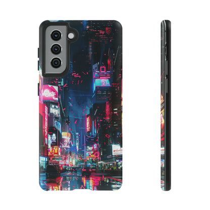 Cyberpunk Tokyo Cityscape Phone Case