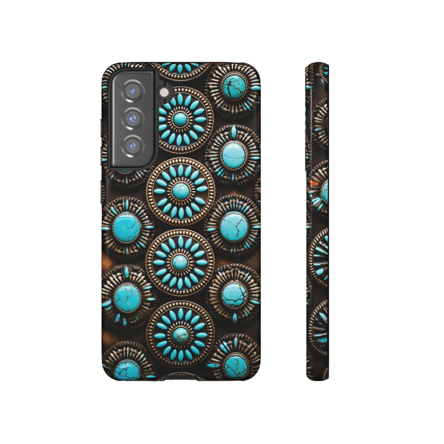 Vintage Navajo Native American Turquoise Concho Phone Case