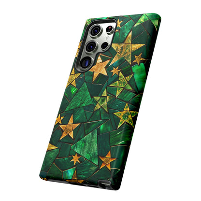 Green Celestial Stained Glass Mosaic Phone Case