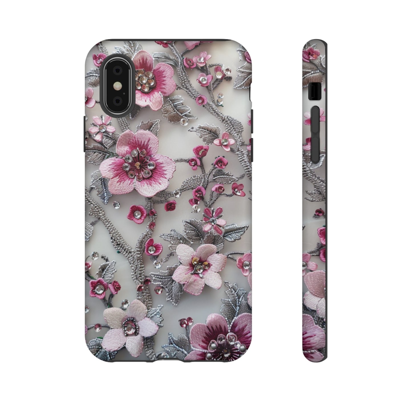 Coquette Aesthetic Floral Art iPhone 12 Case