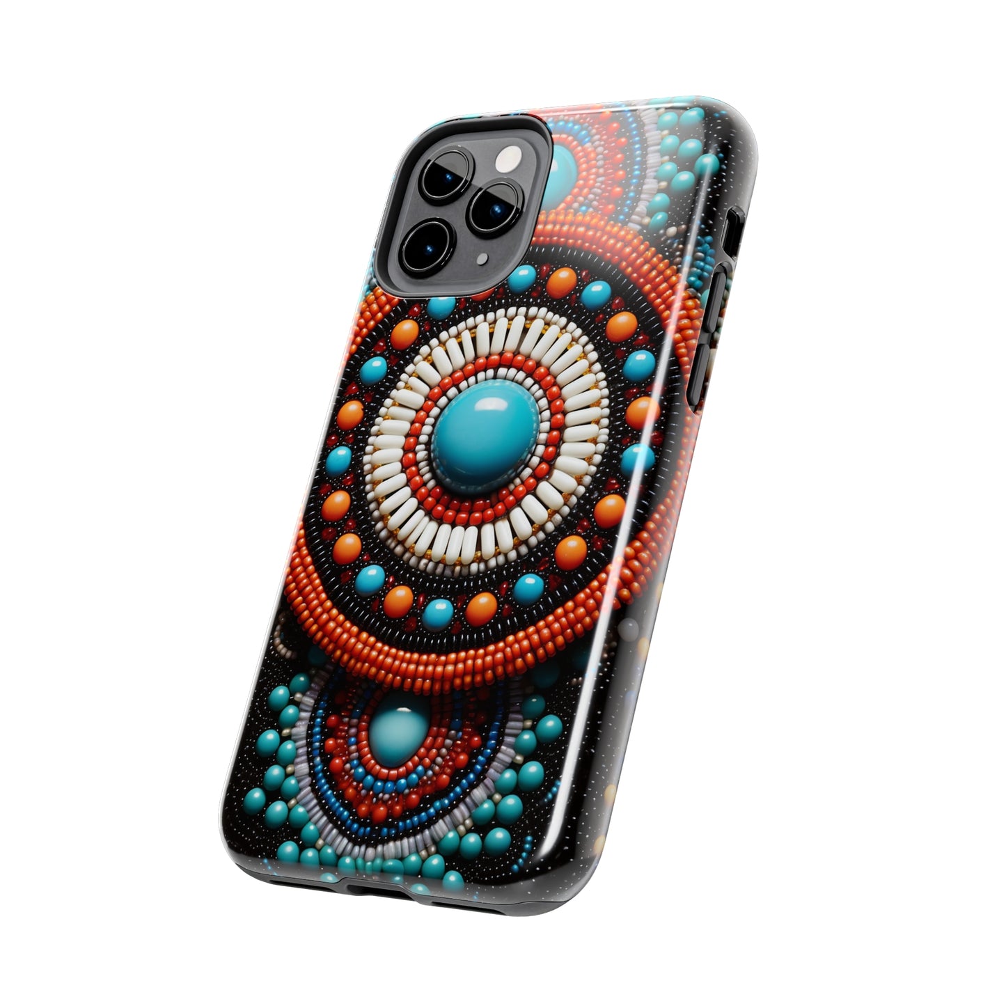 Native American Beadwork iPhone Case | Embrace Traditional Craftsmanship with Artistic Elegance