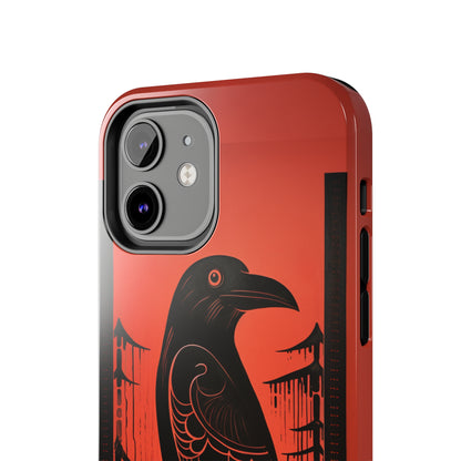 Mystic Totem: Northwest Native American Tribal Raven | Cultural Heritage iPhone Case