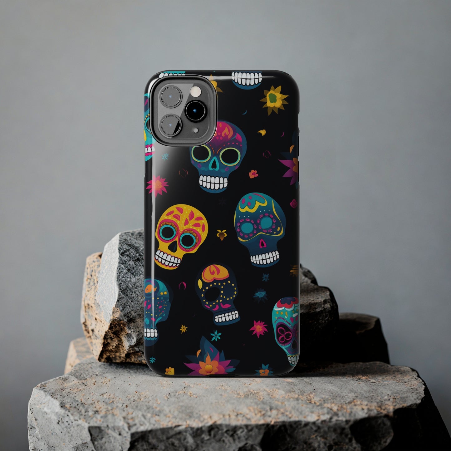 Sugar Skull iPhone Case | Day of the Dead Elegance for Apple iPhone Models