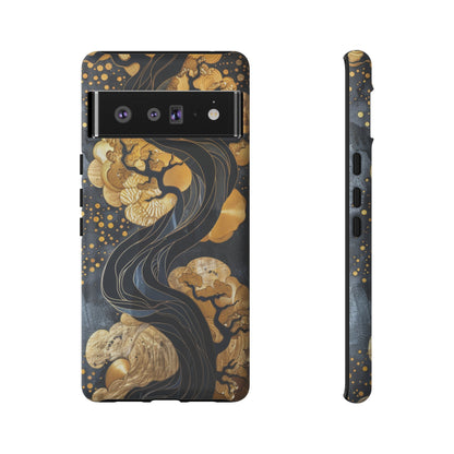 Gold and Silver Tree of Life Design Phone Case