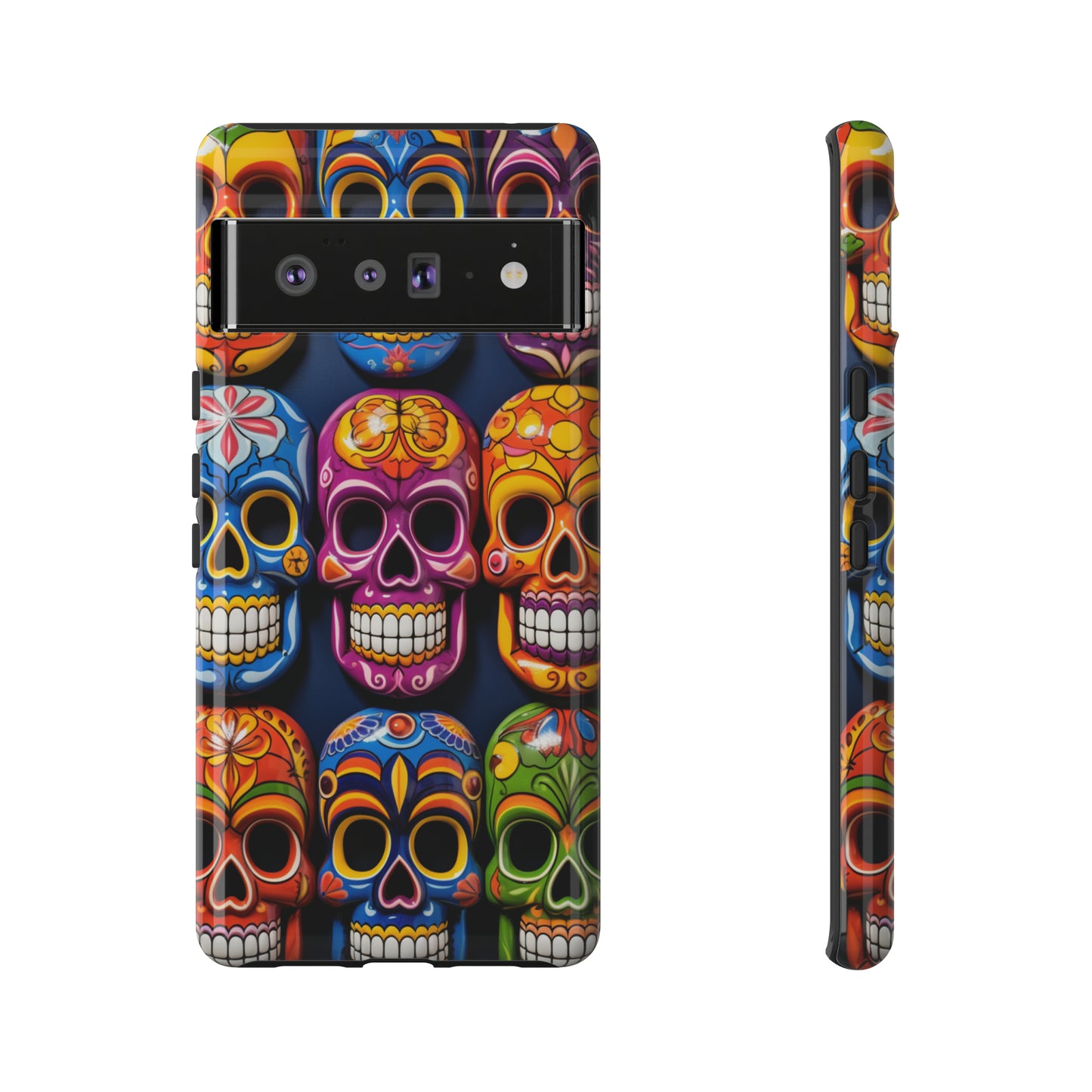 Day of the Dead Mexican Talavera Tile