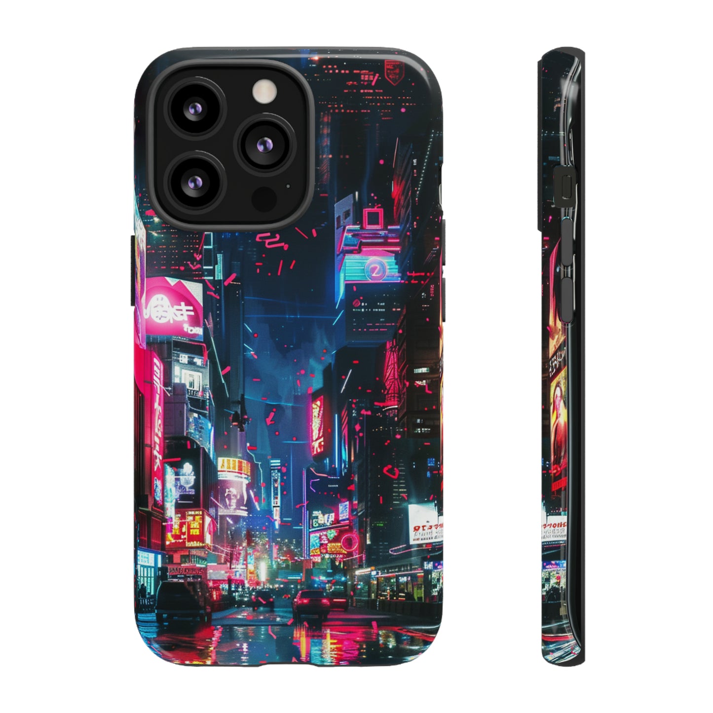 Cyberpunk Tokyo Cityscape Phone Case