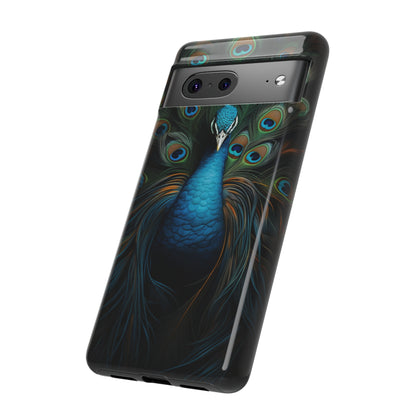 Elegant Peacock Feathers Phone Case