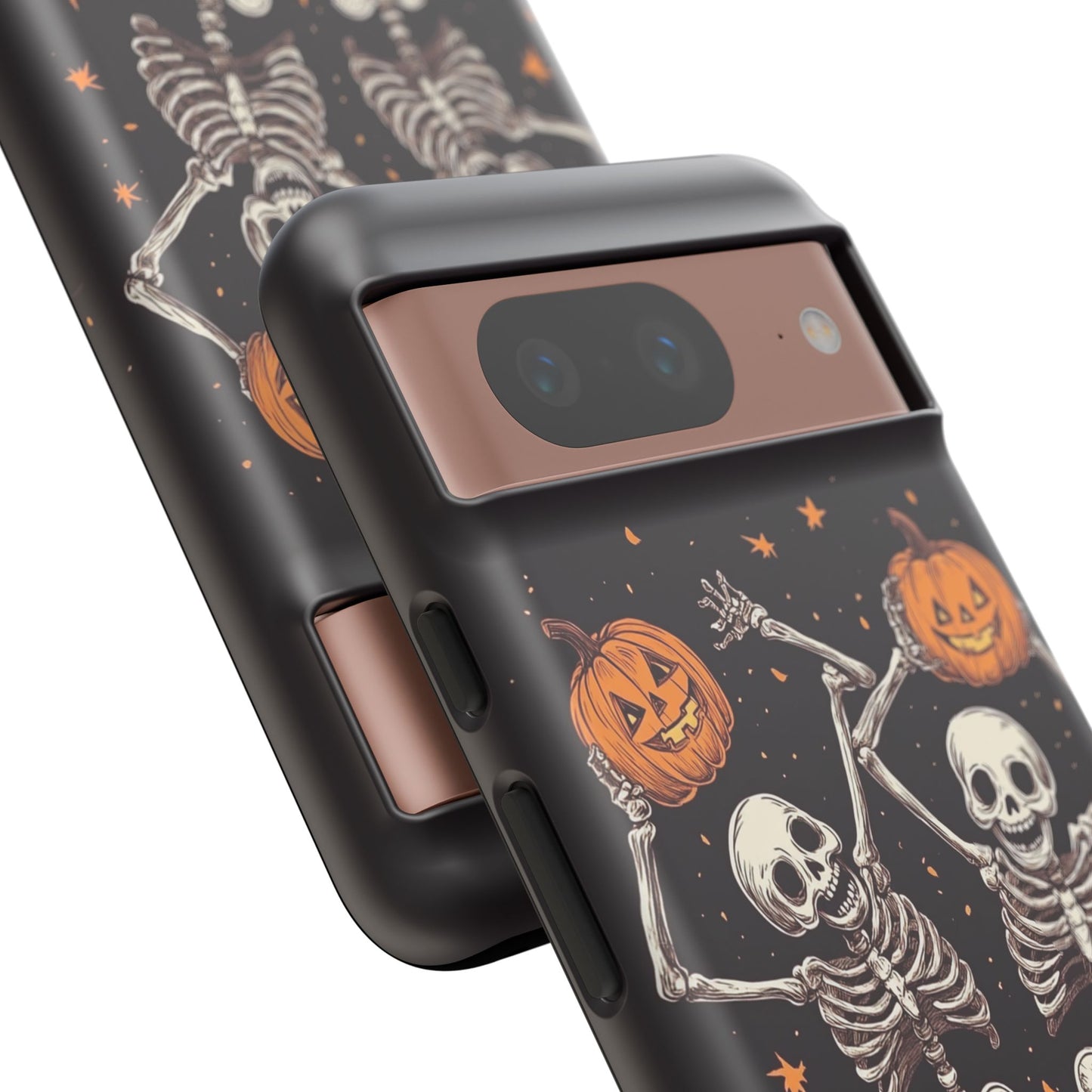 Dancing Skeletons with Jack-o'-Lanterns Phone Cover