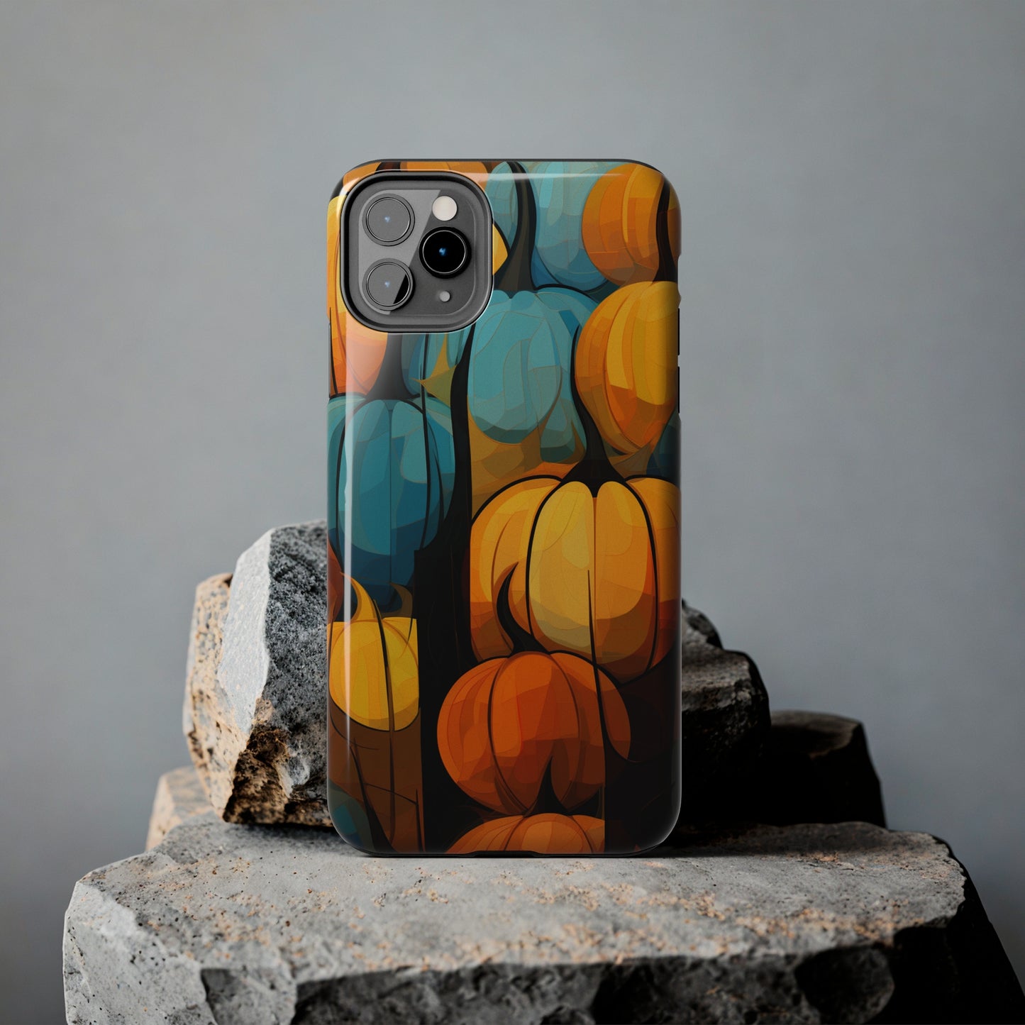 Halloween Fall Pumpkins iPhone Case | Embrace the Spooky Autumn Vibes