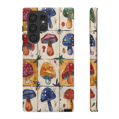 Trippy Magic Mushroom Toadstools Phone Case