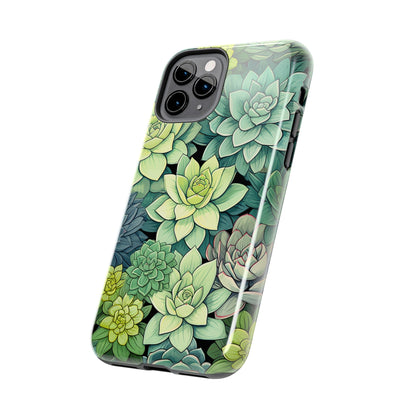 Succulent Desert Cactus Floral iPhone Case | Embrace the Beauty of Arid Elegance