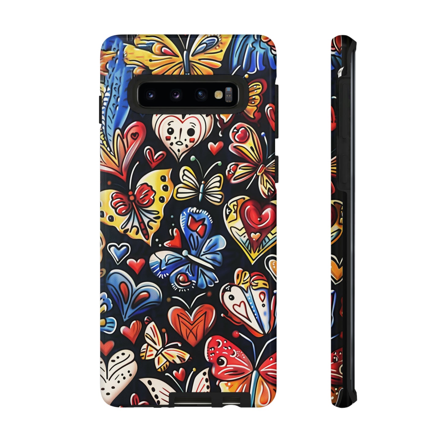 Butterfly Magic Hearts Phone Case