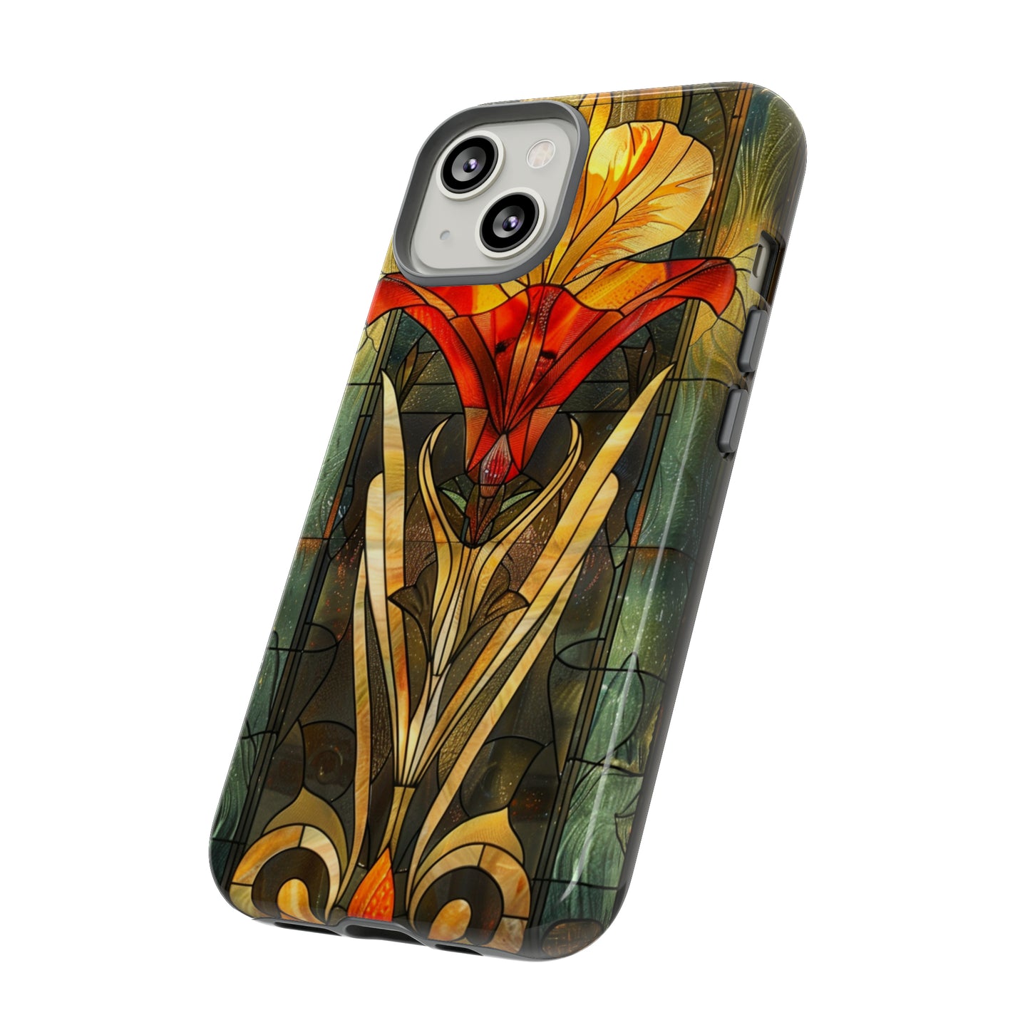 Art Deco Stained Glass floral Phone Case