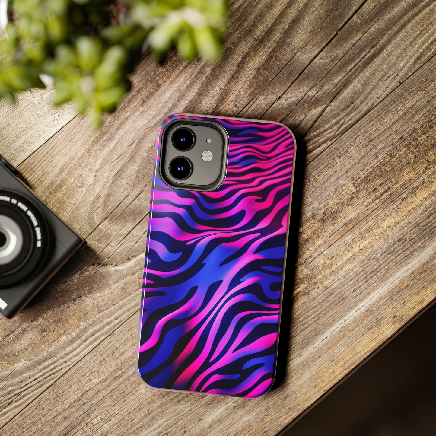 Wild Illusion: Trippy Tiger Stripes Mystique | Dynamic iPhone Case