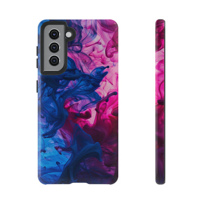 Magenta and Blue Color Explosion Phone Case