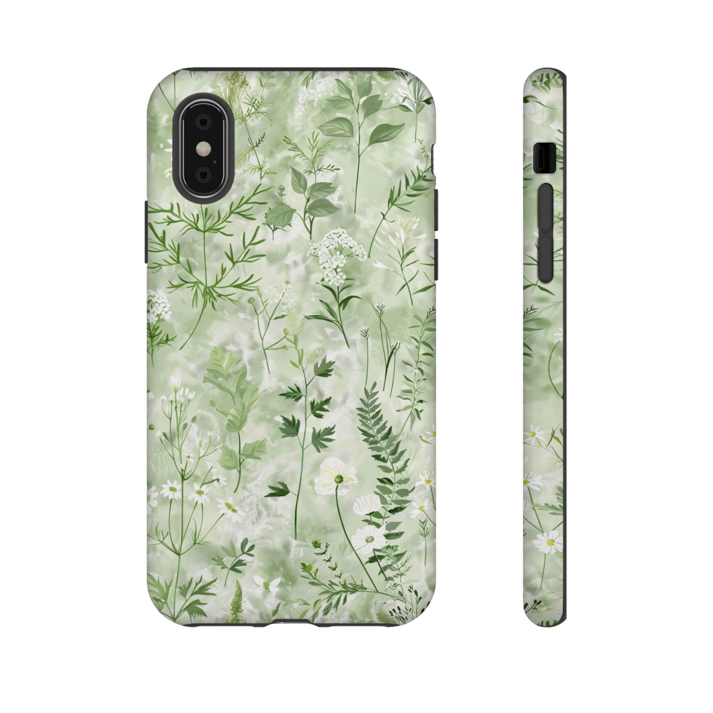 Floral Sage Green Wildflower Phone Case