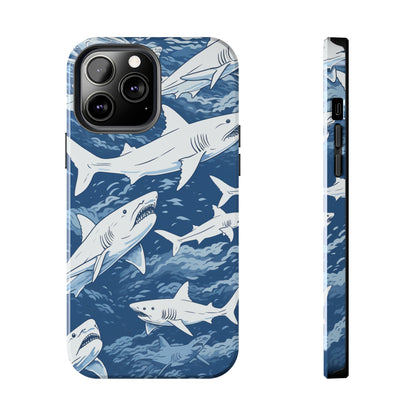 Shark Design: Dive into the Depths with an Aquatic Adventure iPhone Case