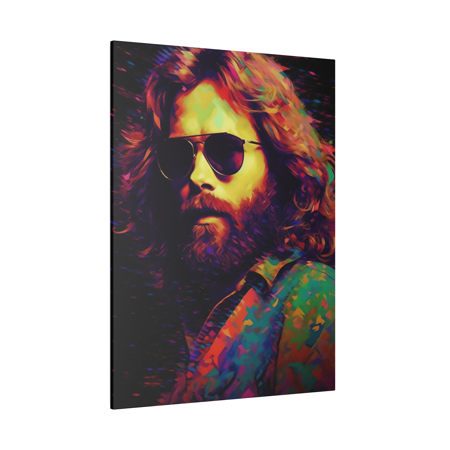 Jim Morrison of The Doors Pop Art | Stretched Canvas Print