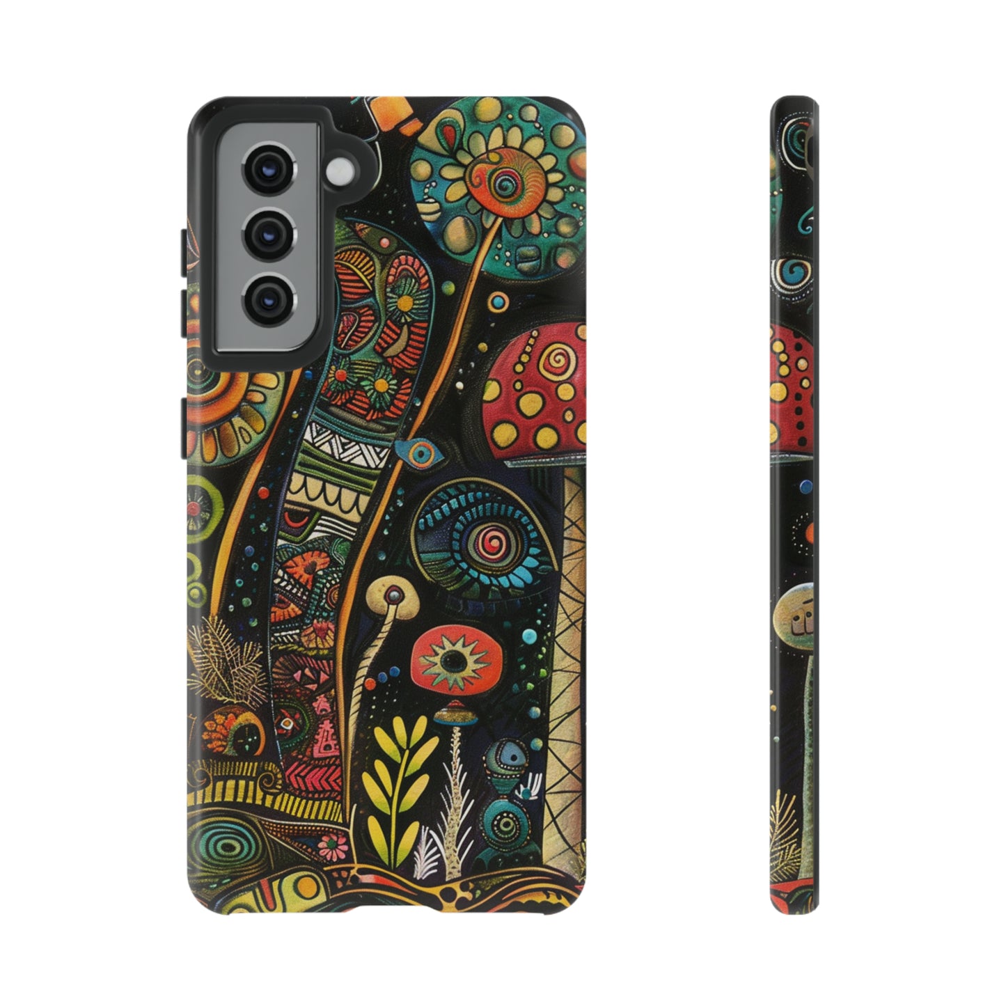 Retro 1960s Psychedelic Flowers Phone Case