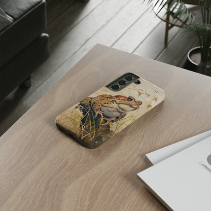 Toad on a Branch Japanese Style Art Painting Phone Case