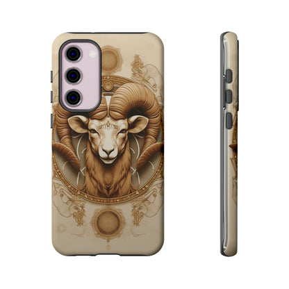 Aries Astrology Stained Glass Phone Case