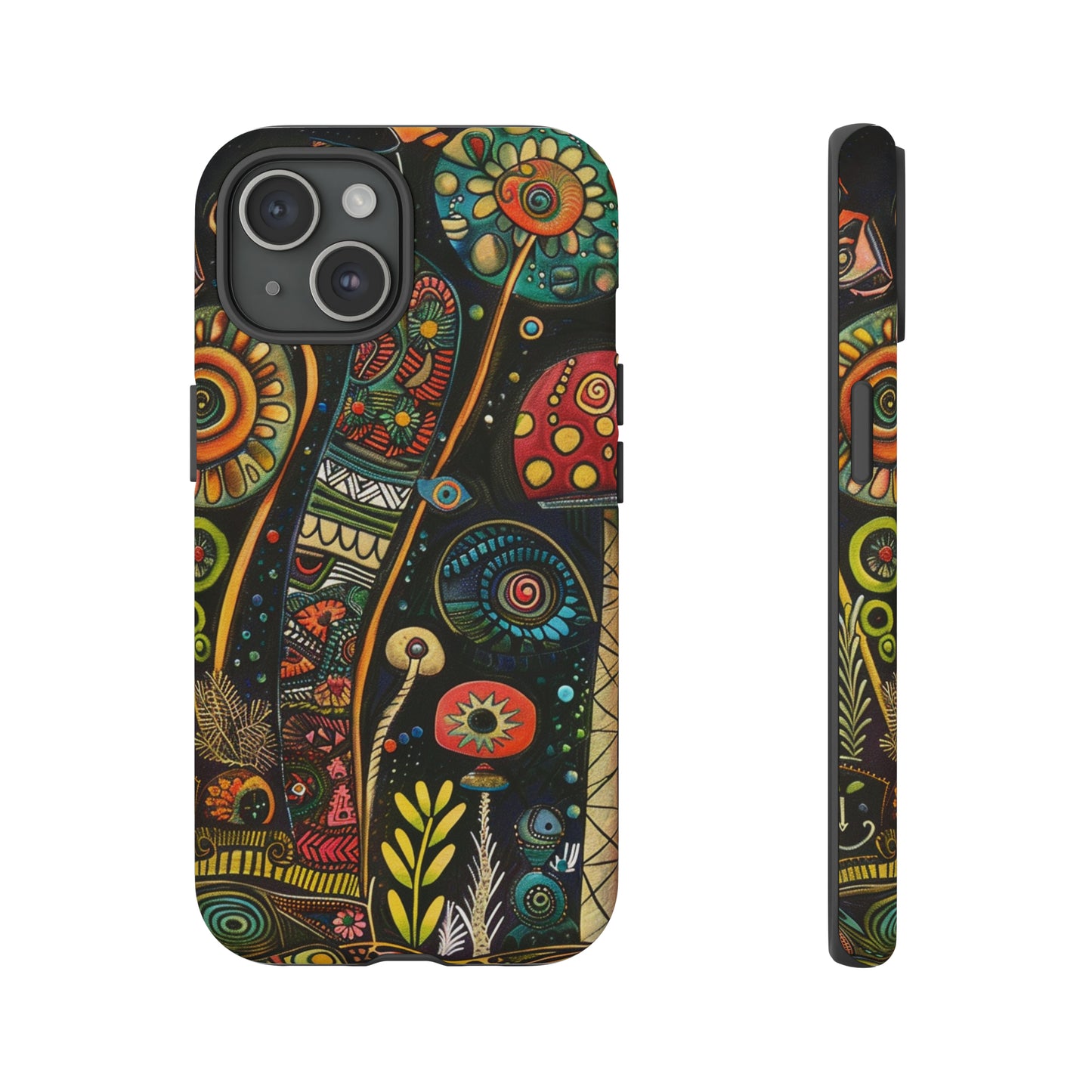 Retro 1960s Psychedelic Flowers Phone Case