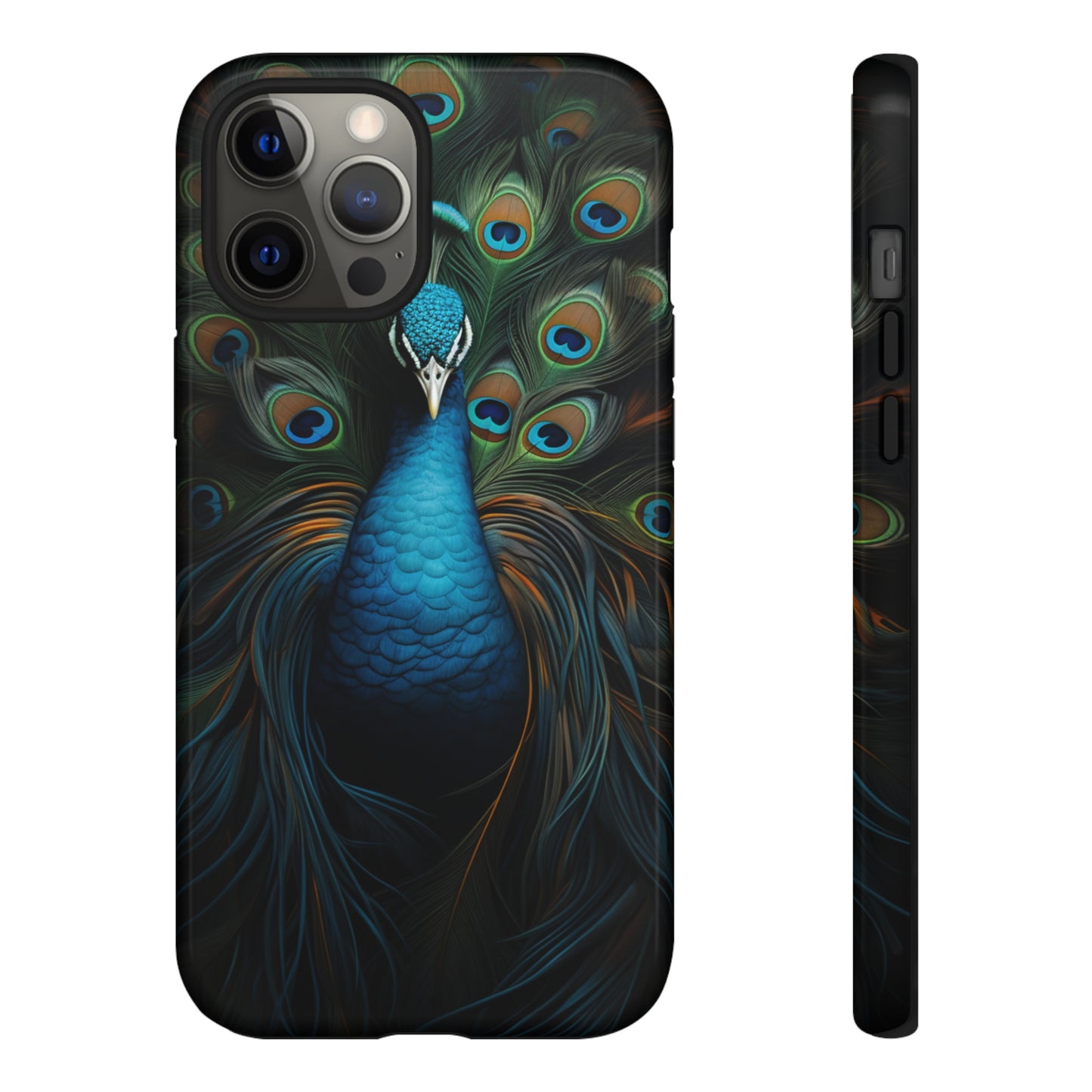 Peacock Feathers iPhone Case - A Timeless Symbol of Elegance for Google Pixel, iPhone, and Samsung Cases