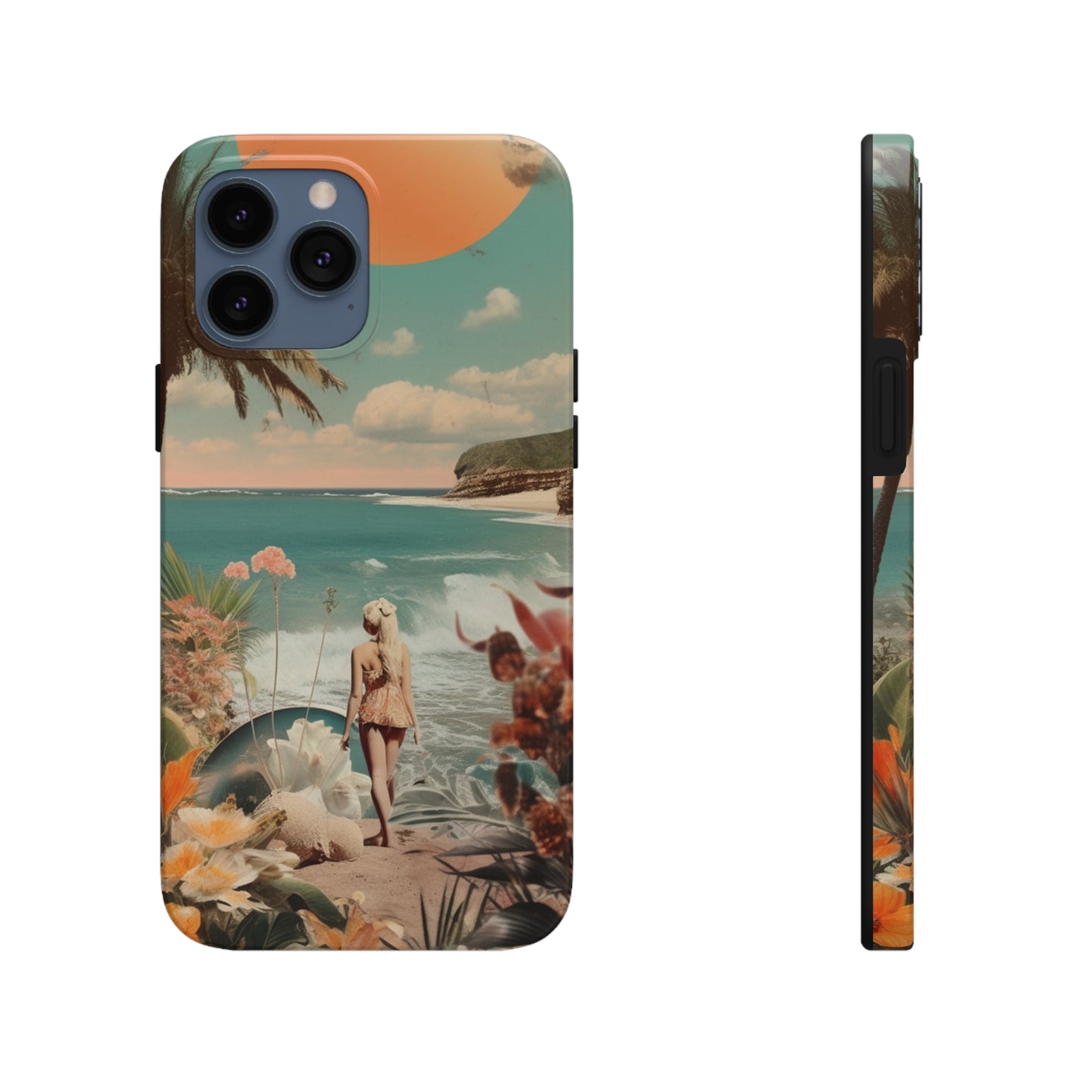 A Day at the Beach iPhone Tough Case | Embrace the Serenity of Coastal Living with Reliable Protection