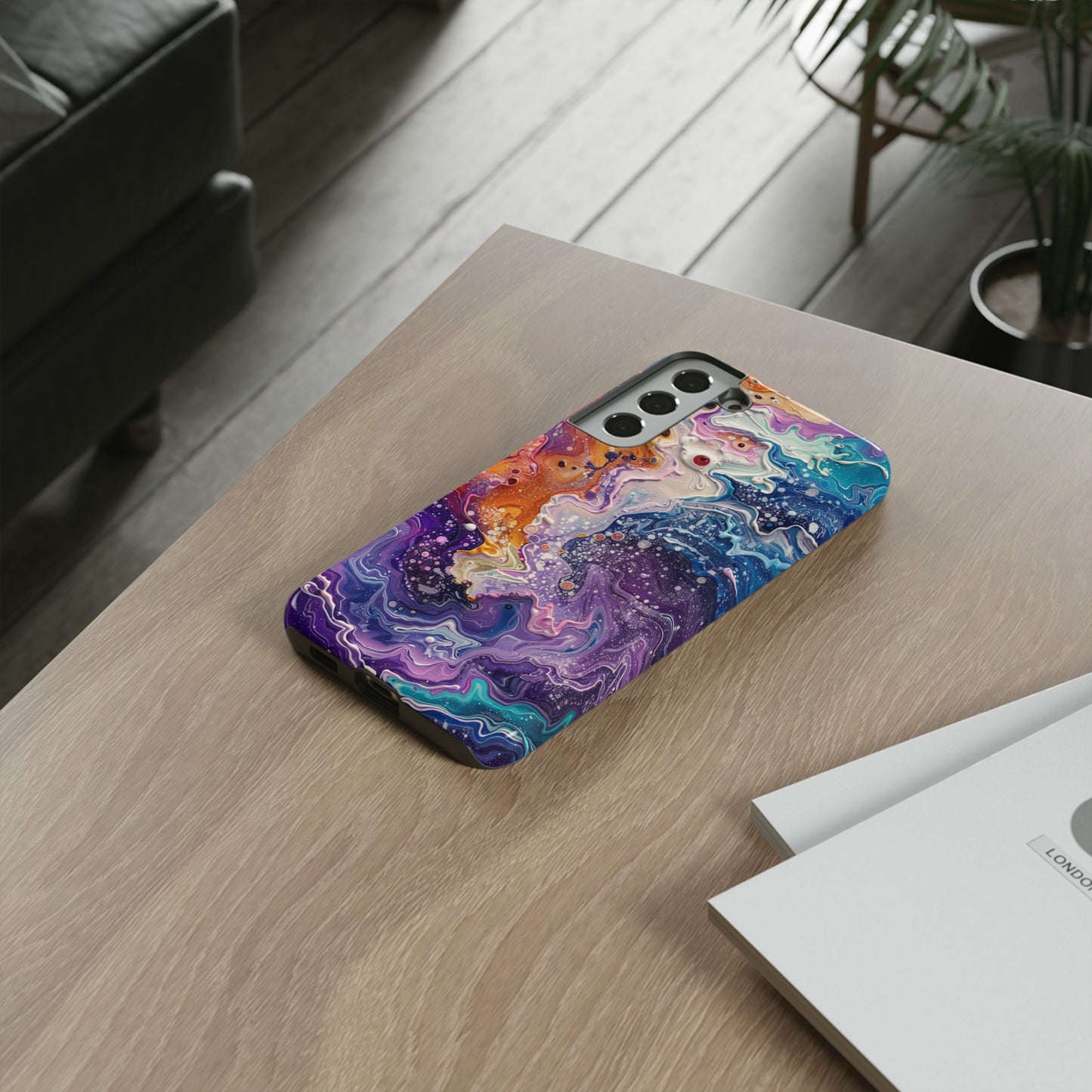 Trippy Psychedelic Color Waves Phone Case