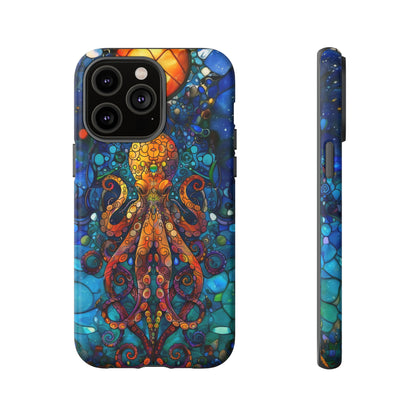 Octopus Stained Glass Undersea Magic Phone Case