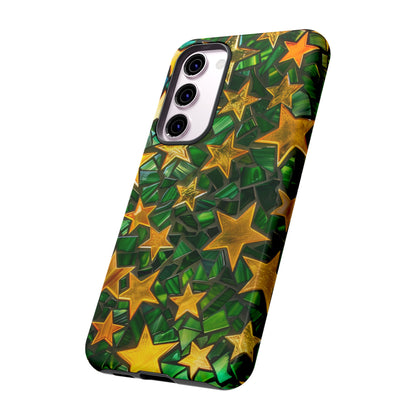 Green Celestial Stained Glass Mosaic Phone Case