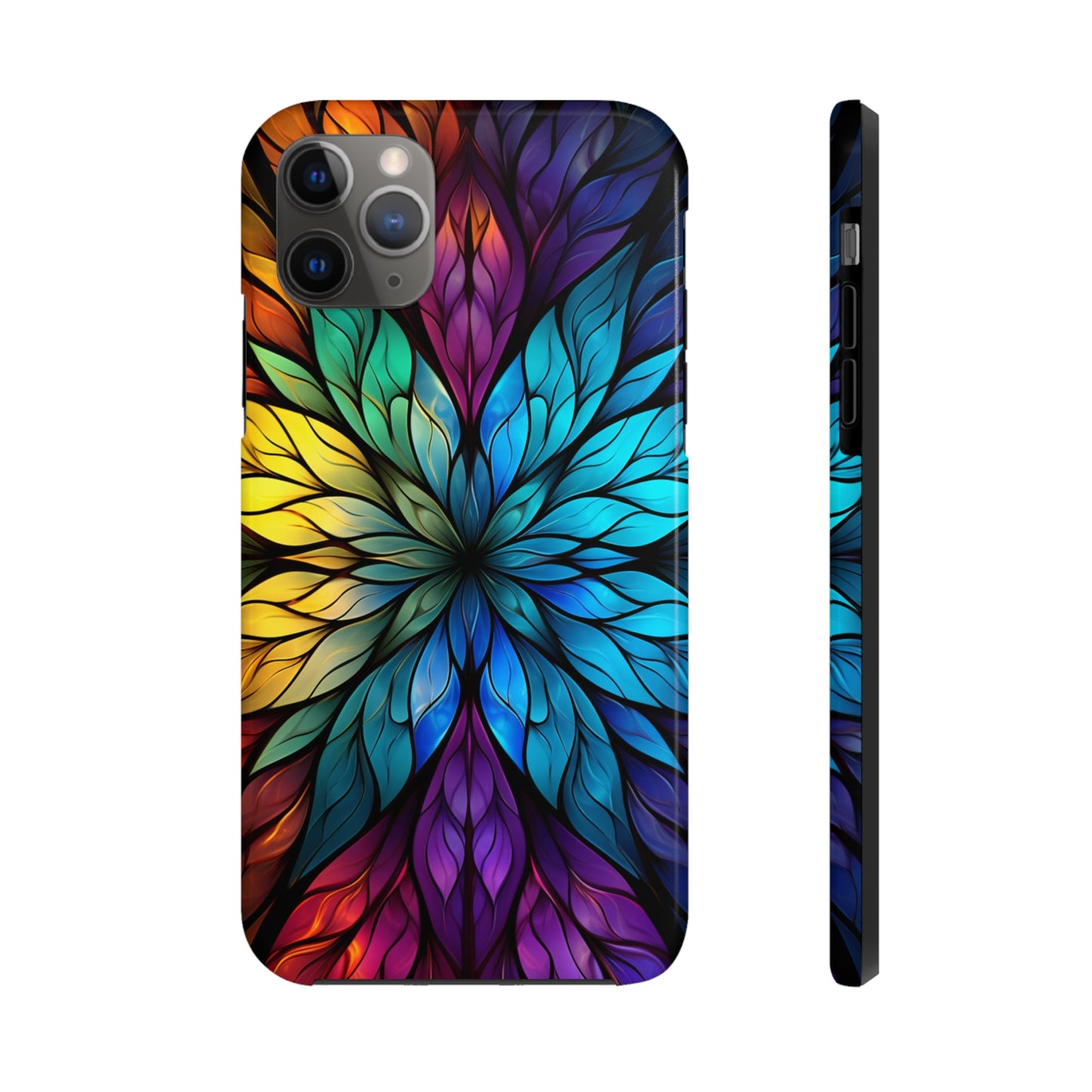 Trippy Psychedelic Colorful Flowers Floral Aesthetic Phone Case