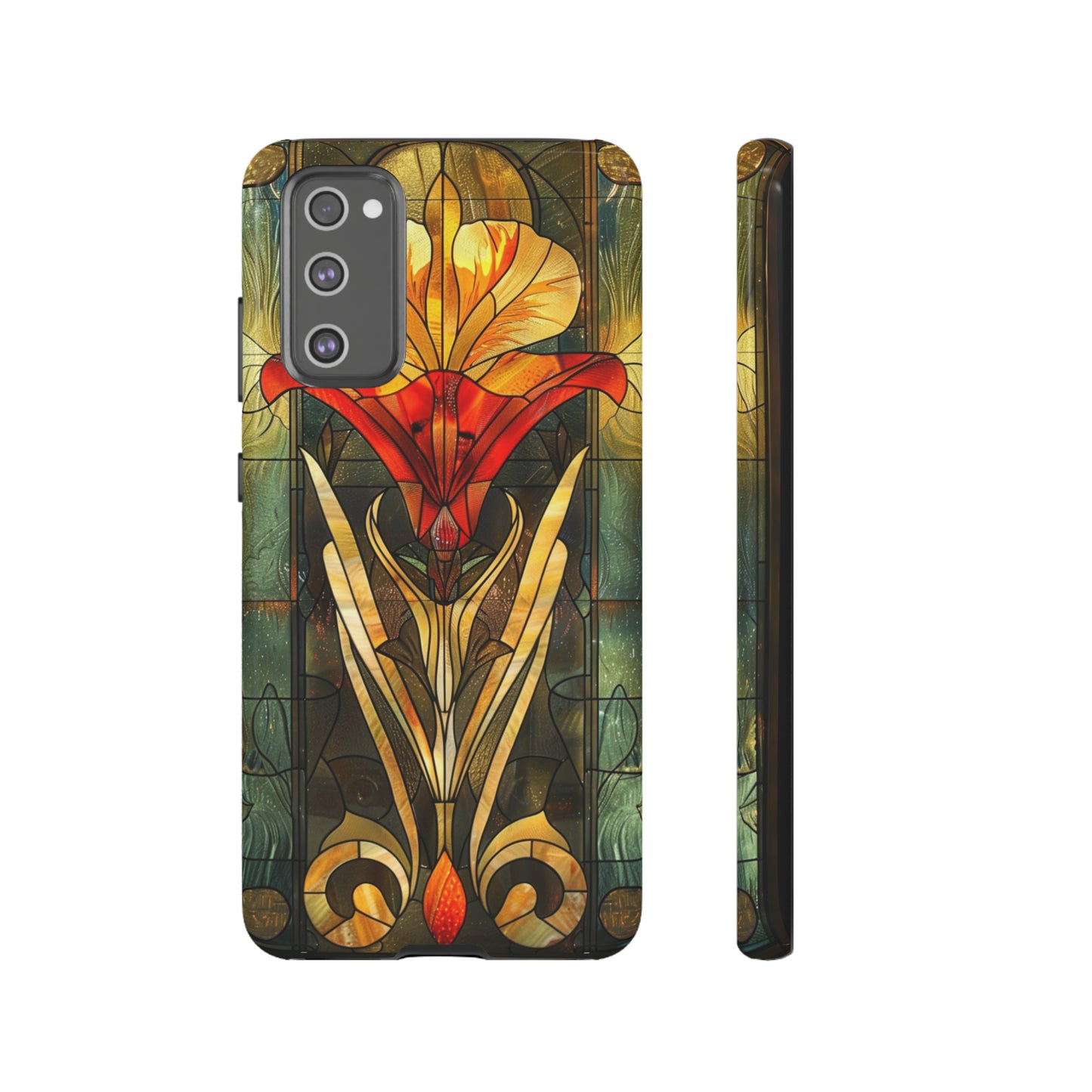 Art Deco Stained Glass floral Phone Case